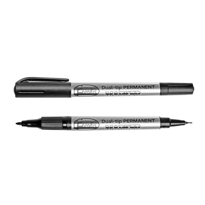 Marker-permanent-cddvd-2-capete-negru-Forofis-91270