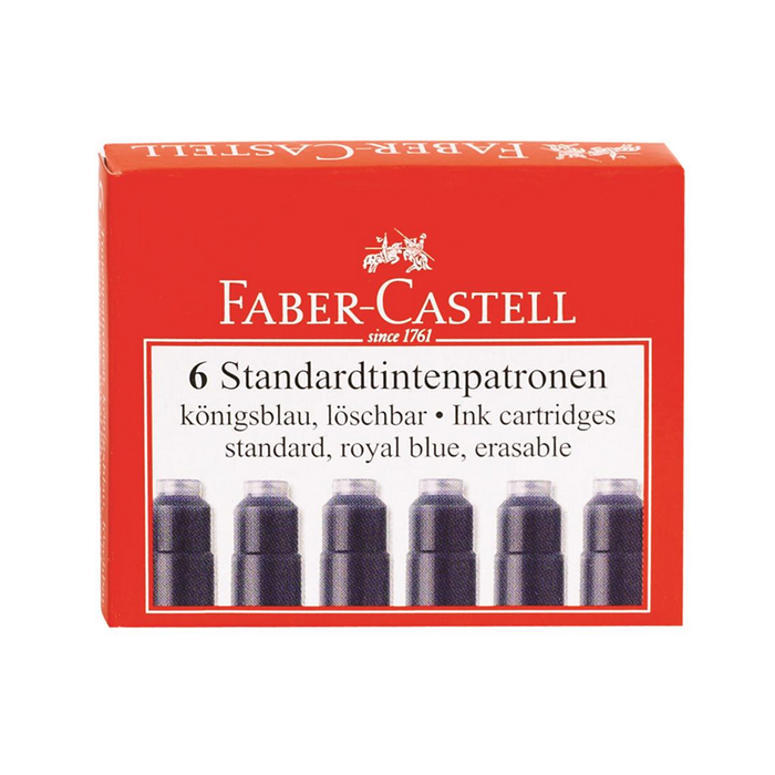 Patroane-stilou-mici-albastre-6-bucaticutie-Faber-Castell