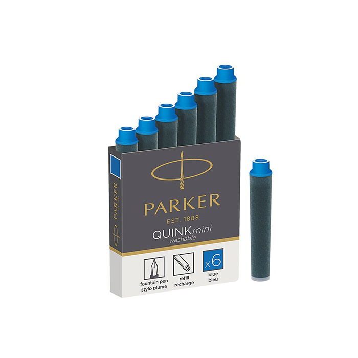 Patroane-stilou-mici-albastre-6-bucaticutie-Parker-Quink-1950409