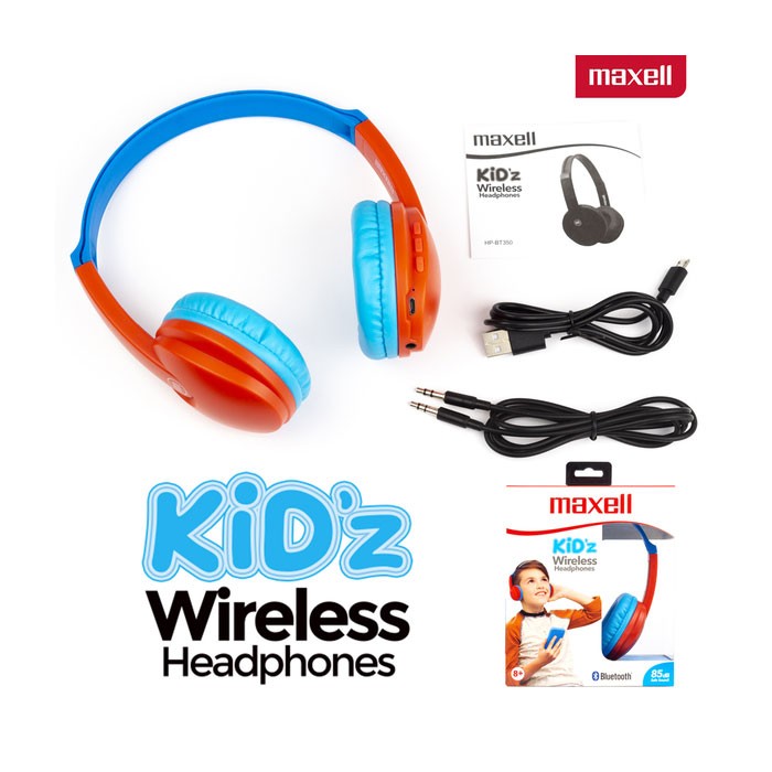 Casti-fara-fir-Bluetooth-HP-BT350-Kidz-turcoaz-si-rosu-Maxell