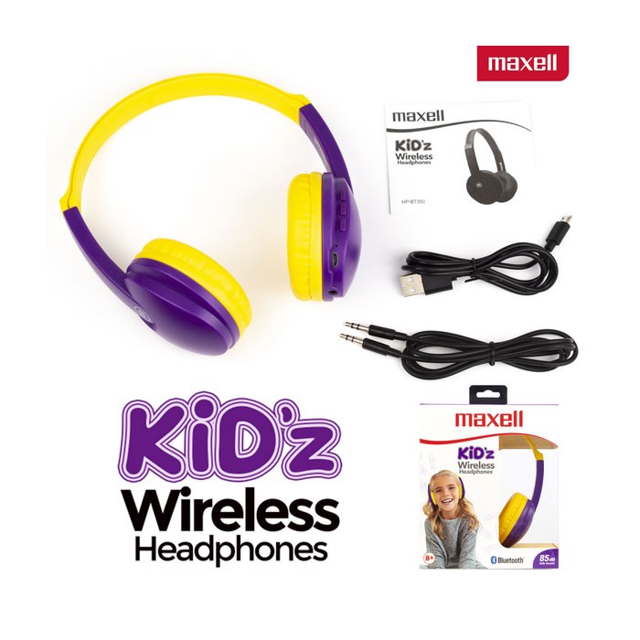 Casti-fara-fir-Bluetooth-HP-BT350-Kidz-violet-si-galben-Maxell