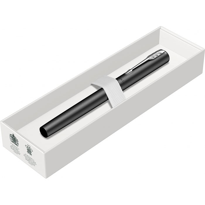 Stilou-Parker-Vector-Royal-XL-Matte-Black-negru-cu-accesorii-cromate