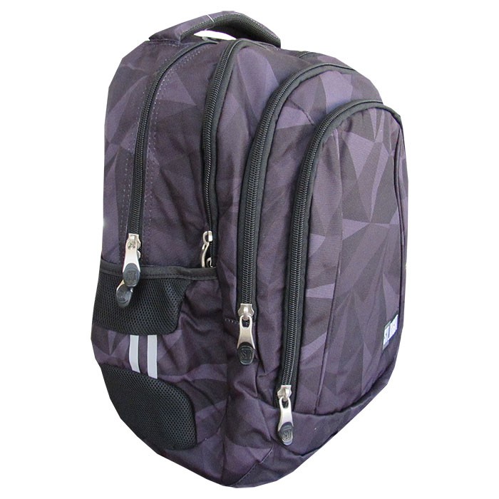 Ghiozdan-4-compartimente-2-buzunare-Majewski-Gama-St-Right-Colectia-Geometric-Grey-2025-BP-04