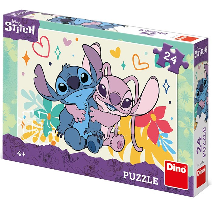 Puzzle-24-piese-Stitch-si-Angel-Dino-Toys