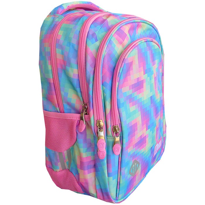 Ghiozdan-clasele-I-IV-4-compartimente-Majewski-Gama-St-Right-Colectia-Pastel-Pixel-2025-BP-58