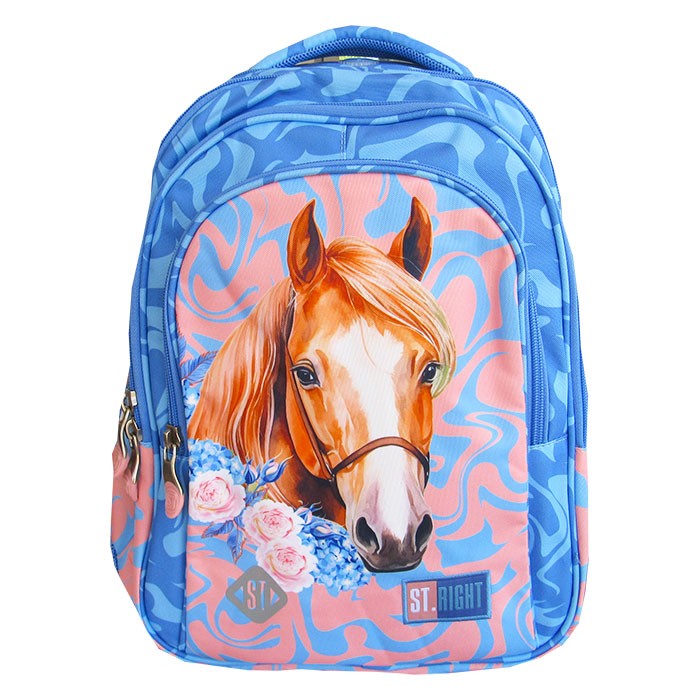 Ghiozdan-clasele-I-IV-4-compartimente-Majewski-Gama-St-Right-Colectia-Romantic-Horse-2025-BP-58