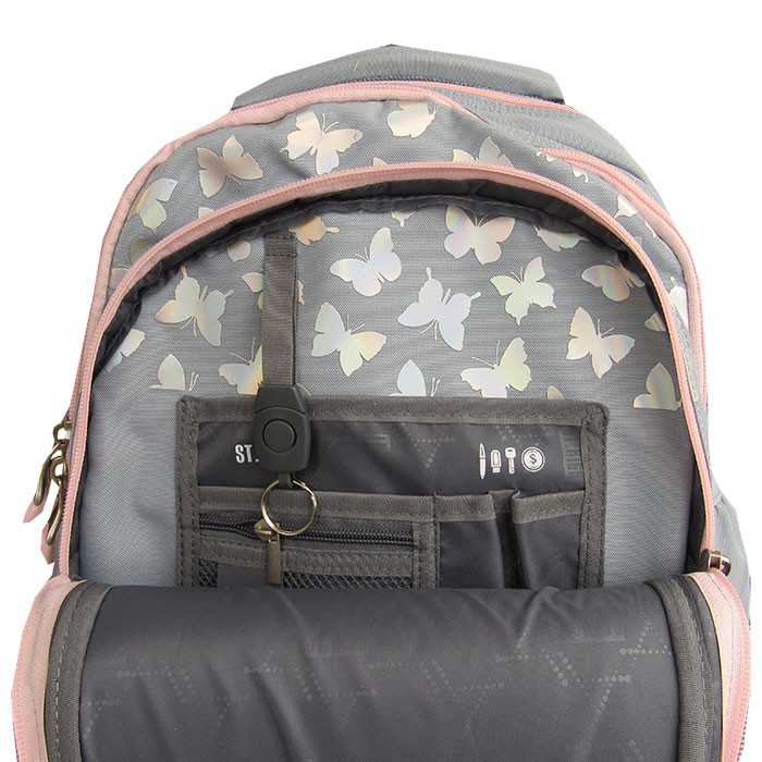 Ghiozdan-cu-troler-Majewski-Gama-St-Right-Colectia-Silver-Butterflies-2025-TB01