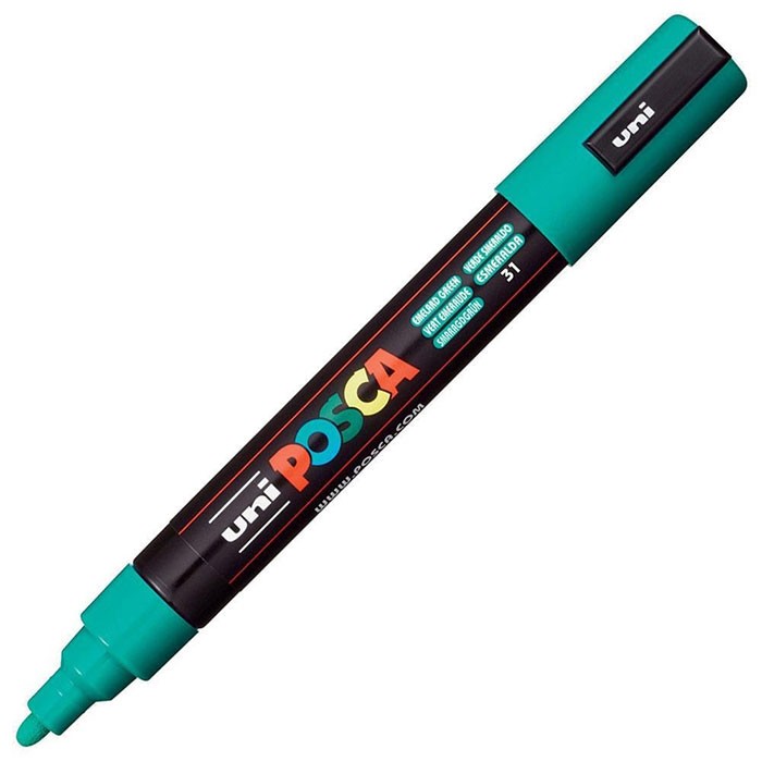 Marker-universal-UNI-PC-5M-Posca-18-25-mm-verde-smarald