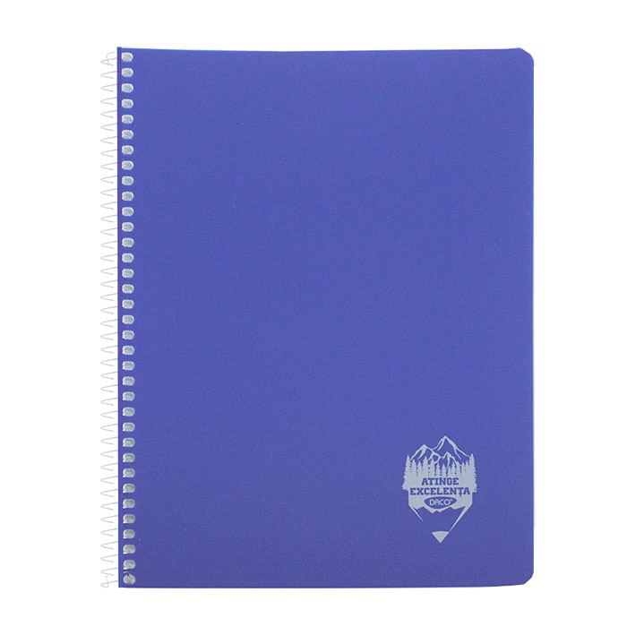 Caiet-A4-cu-spira-96-file-linii-coperta-PP-Atinge-Excelenta-Daco