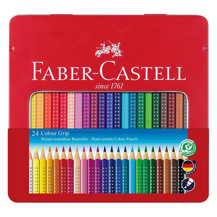 Creioane-colorate-24-culori-triunghiulare-cu-grip-in-cutie-de-metal-Faber-Castell-FC112423