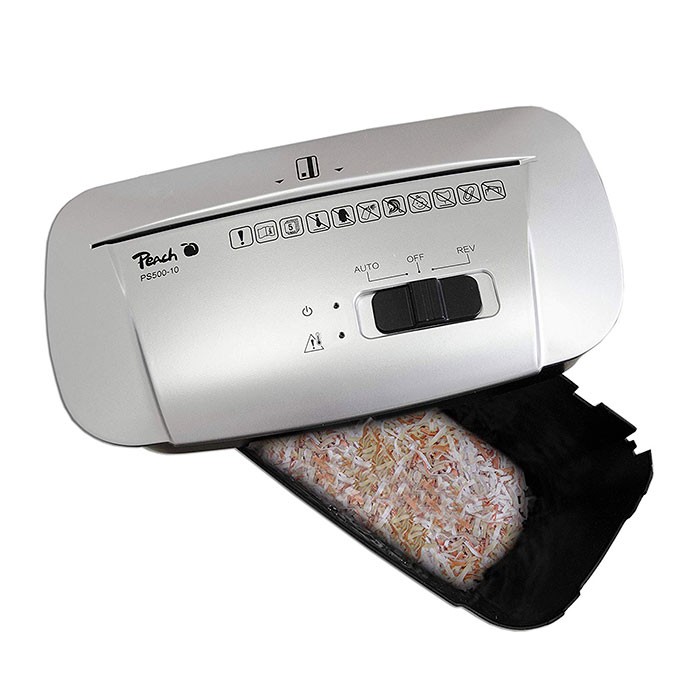 Distrugator-de-documente-Peach-PS500-10-6-coli-cross-cut-DIN-P-3