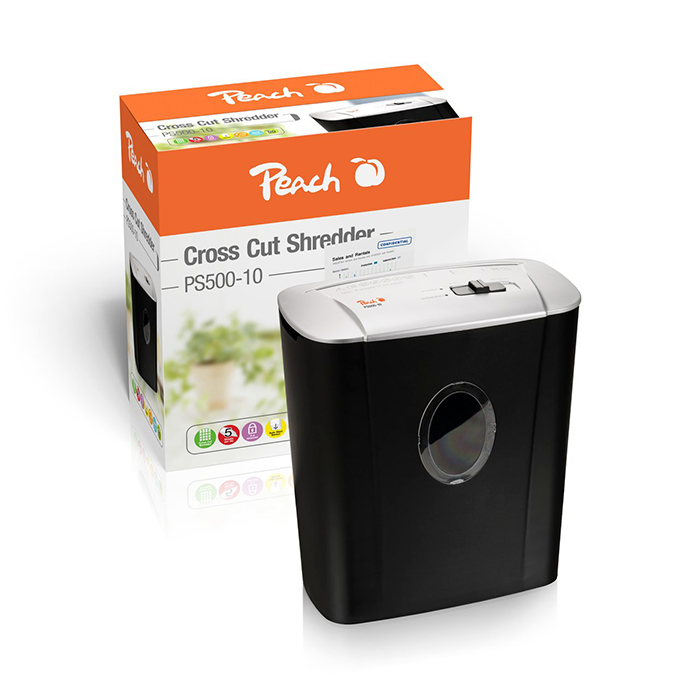 Distrugator-de-documente-Peach-PS500-10-6-coli-cross-cut-DIN-P-3