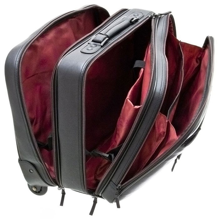 Geanta-tip-troller-Davidts-Oran-neagra-455x39x25-cm