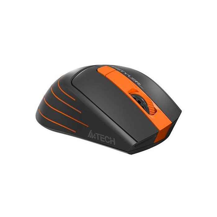 Mouse-optic-A4Tech-FG30-wireless-16-in-1-gri-portocaliu