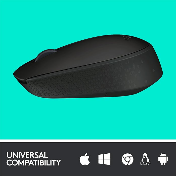 Mouse-optic-Logitech-B170-wireless-negru