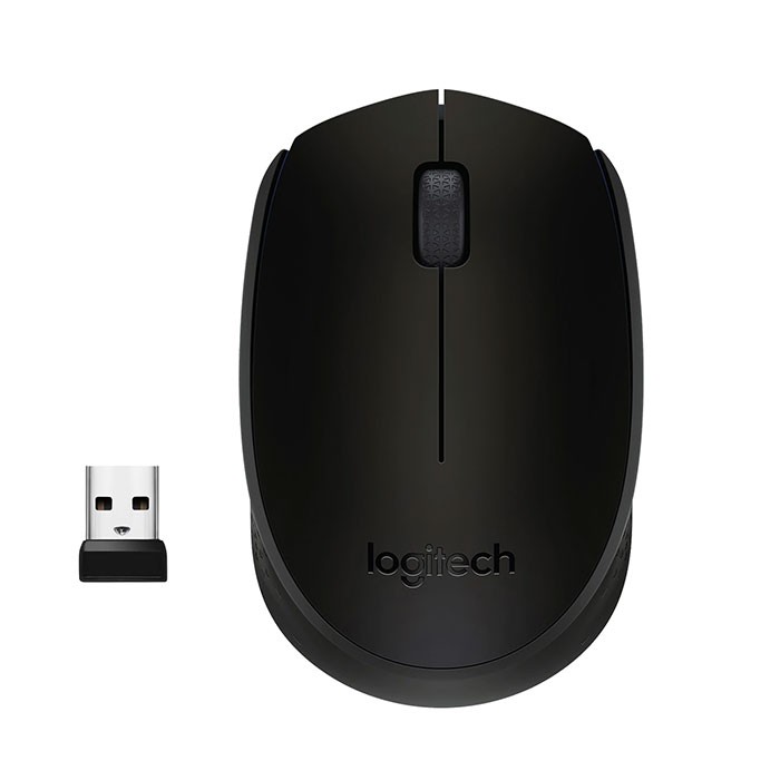Mouse-optic-Logitech-B170-wireless-negru