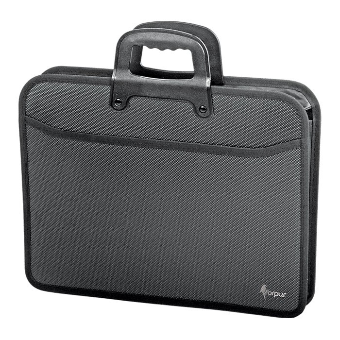 Servieta-din-plastic-cu-2-compartimente-si-maner-Forpus-21655-neagra