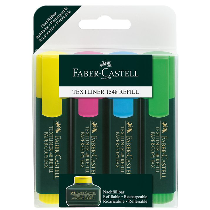 Set-textmarker-Faber-Castell-4set