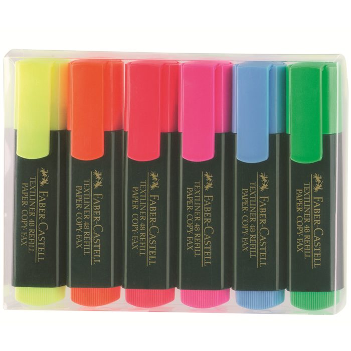 Set-textmarker-Faber-Castell-6set