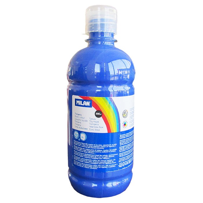 Tempera-500-ml-Milan-culoare-albastru-marin