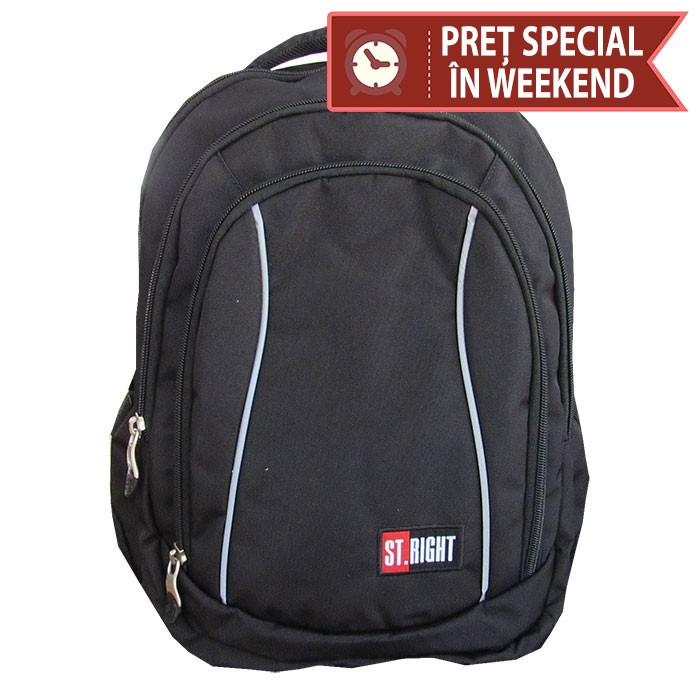 Ghiozdan-4-compartimente-2-buzunare-Majewski-Gama-St-Right-Colectia-Black-2025-BP-04