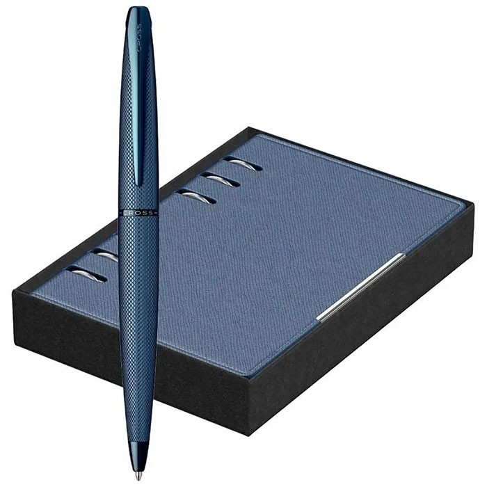 Set-Pix-Cross-ATX-albastru-Agenda-B6-in-caseta-de-cadou