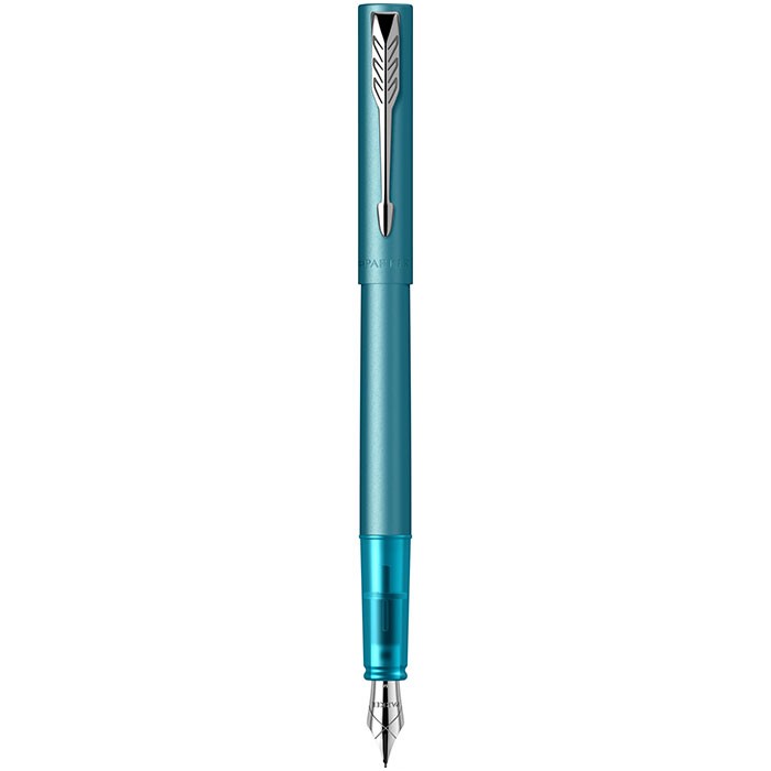 Stilou-Parker-Vector-Royal-XL-Teal-albastru-cu-accesorii-cromate